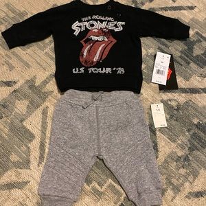 The Rolling Stones Newborn Outfit